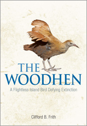 Cover image of Woodhen, featuring the side view of a golden brown woodhen