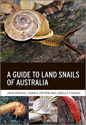 Cover of 'A Guide to Land Snails of Australia' featuring a large photograp