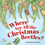 Cover of 'Where Are All the Christmas Beetles?' featuring an illustration