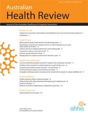 Australian Health Review