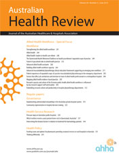 Australian Health Review