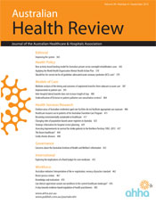 Australian Health Review