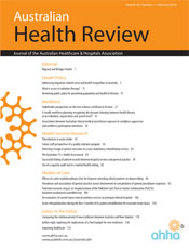 Australian Health Review