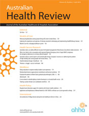 Australian Health Review