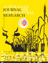 Australian Journal of Agricultural Research