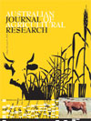 Australian Journal of Agricultural Research
