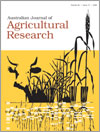 Australian Journal of Agricultural Research