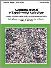 Australian Journal of Experimental Agriculture