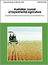 Australian Journal of Experimental Agriculture