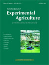 Australian Journal of Experimental Agriculture