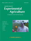 Australian Journal of Experimental Agriculture