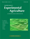 Australian Journal of Experimental Agriculture