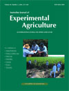 Australian Journal of Experimental Agriculture