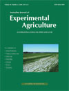 Australian Journal of Experimental Agriculture