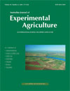 Australian Journal of Experimental Agriculture