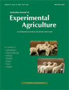 Australian Journal of Experimental Agriculture