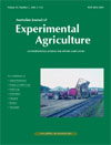 Australian Journal of Experimental Agriculture