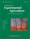 Australian Journal of Experimental Agriculture