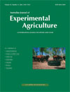 Australian Journal of Experimental Agriculture