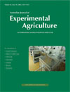 Australian Journal of Experimental Agriculture