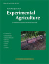 Australian Journal of Experimental Agriculture