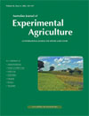 Australian Journal of Experimental Agriculture