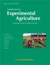 Australian Journal of Experimental Agriculture