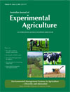 Australian Journal of Experimental Agriculture