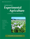 Australian Journal of Experimental Agriculture