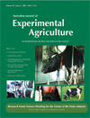 Australian Journal of Experimental Agriculture