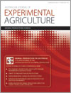 Australian Journal of Experimental Agriculture