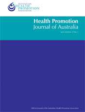 Health Promotion Journal of Australia