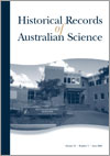 Historical Records of Australian Science