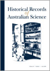 Historical Records of Australian Science