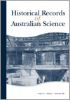 Historical Records of Australian Science