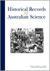 Historical Records of Australian Science