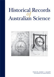 Historical Records of Australian Science
