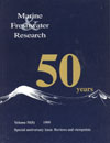 Marine and Freshwater Research