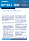 New South Wales Public Health Bulletin