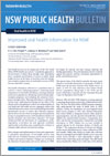 New South Wales Public Health Bulletin