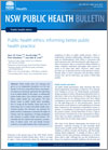 New South Wales Public Health Bulletin