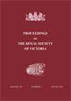 Proceedings of the Royal Society of Victoria
