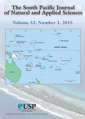 The South Pacific Journal of Natural and Applied Sciences