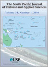 The South Pacific Journal of Natural and Applied Sciences