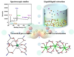 Spectra and molecular models for various analyses of the products of rare-earth extraction with diglycolamide